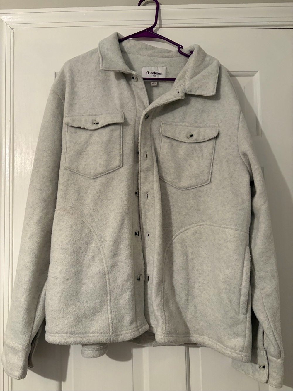 Goodfellow & Co Light Gray Men's Shirt Jacket